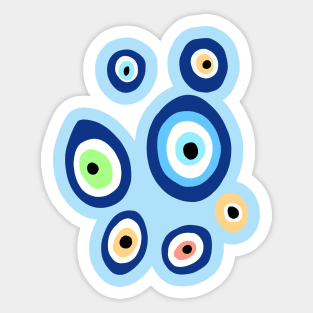 Turkish Evil Eye Sticker